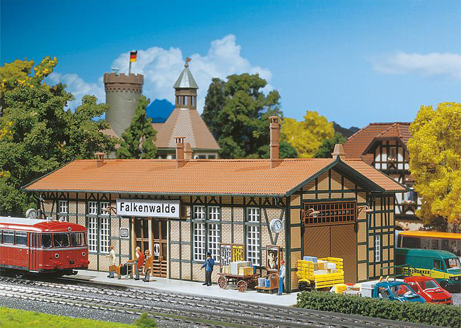Faller 110106 Bahnhof Falkenwalde  Faller 110106 Bahnhof Falkenwalde