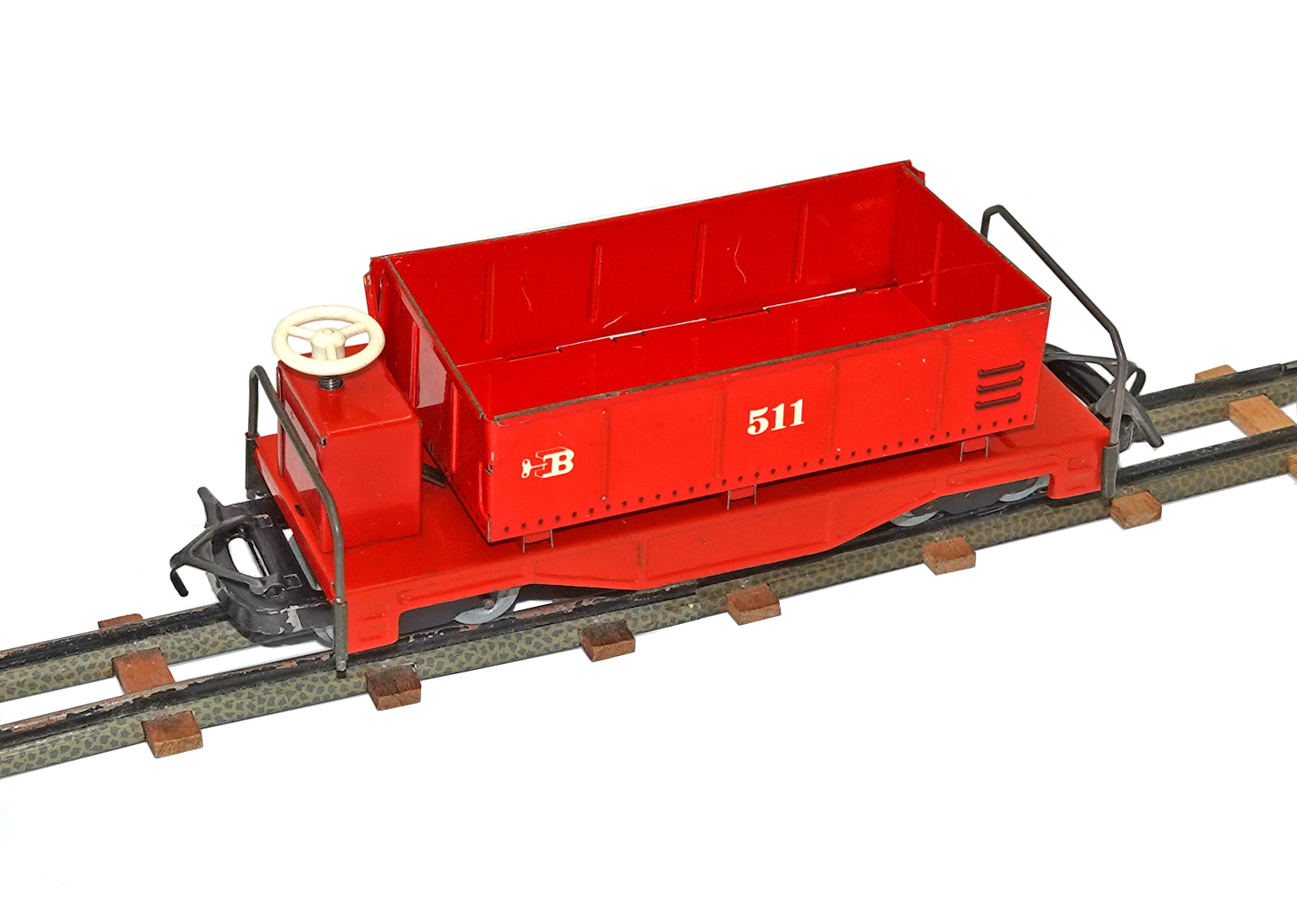 Biller-Bahn 239 Arbeitszug mit Kranwagen