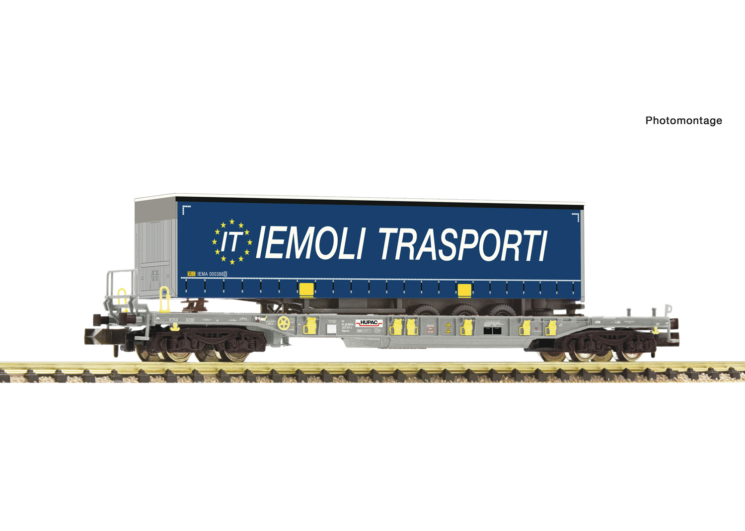 Fleischmann 6660007 Hupac Taschenwagen T3  Fleischmann 6660007 Hupac Taschenwagen T3