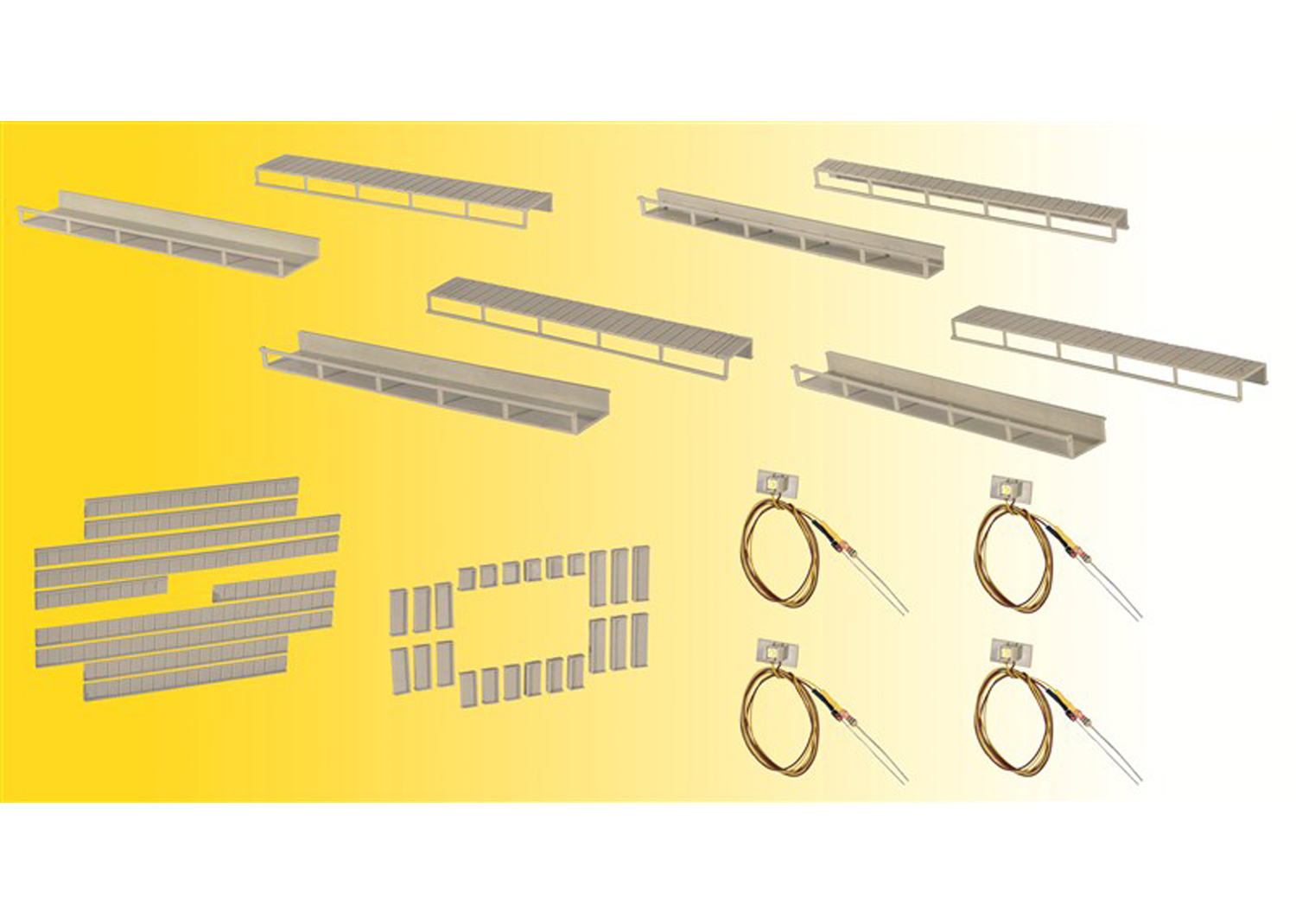 Viessmann 6045 Startset LED Etageninnenbeleuchtung 