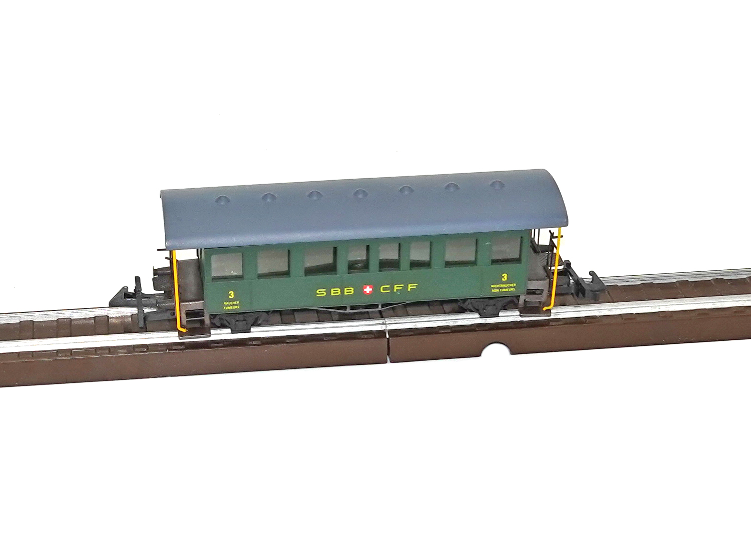 Wesa 225A SBB Personenwagen 3. Klasse grün Wesa 225A SBB Personenwagen 3. Klasse grün