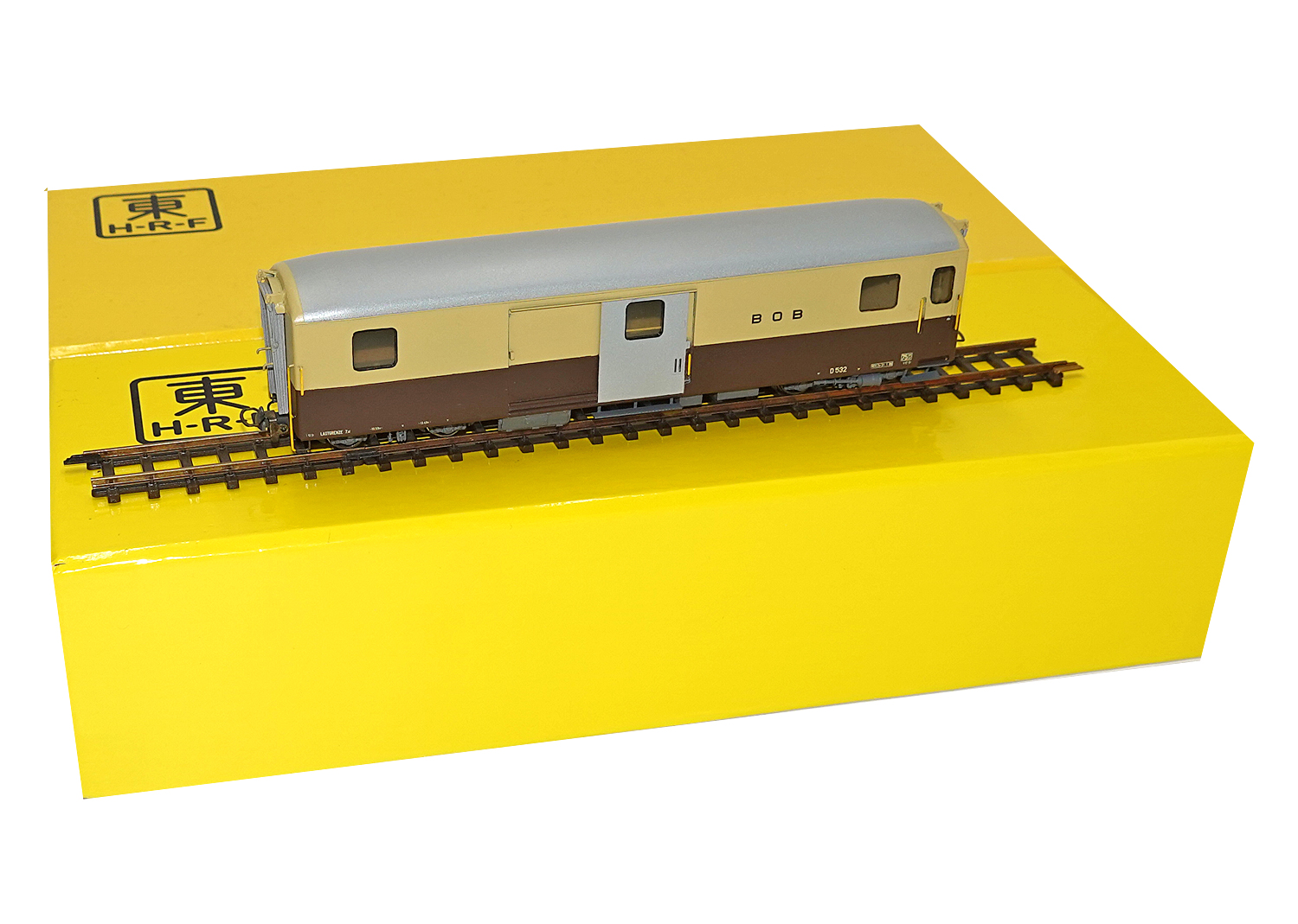 HRF-1822B BOB H0m Gepäckwagen D532 DC