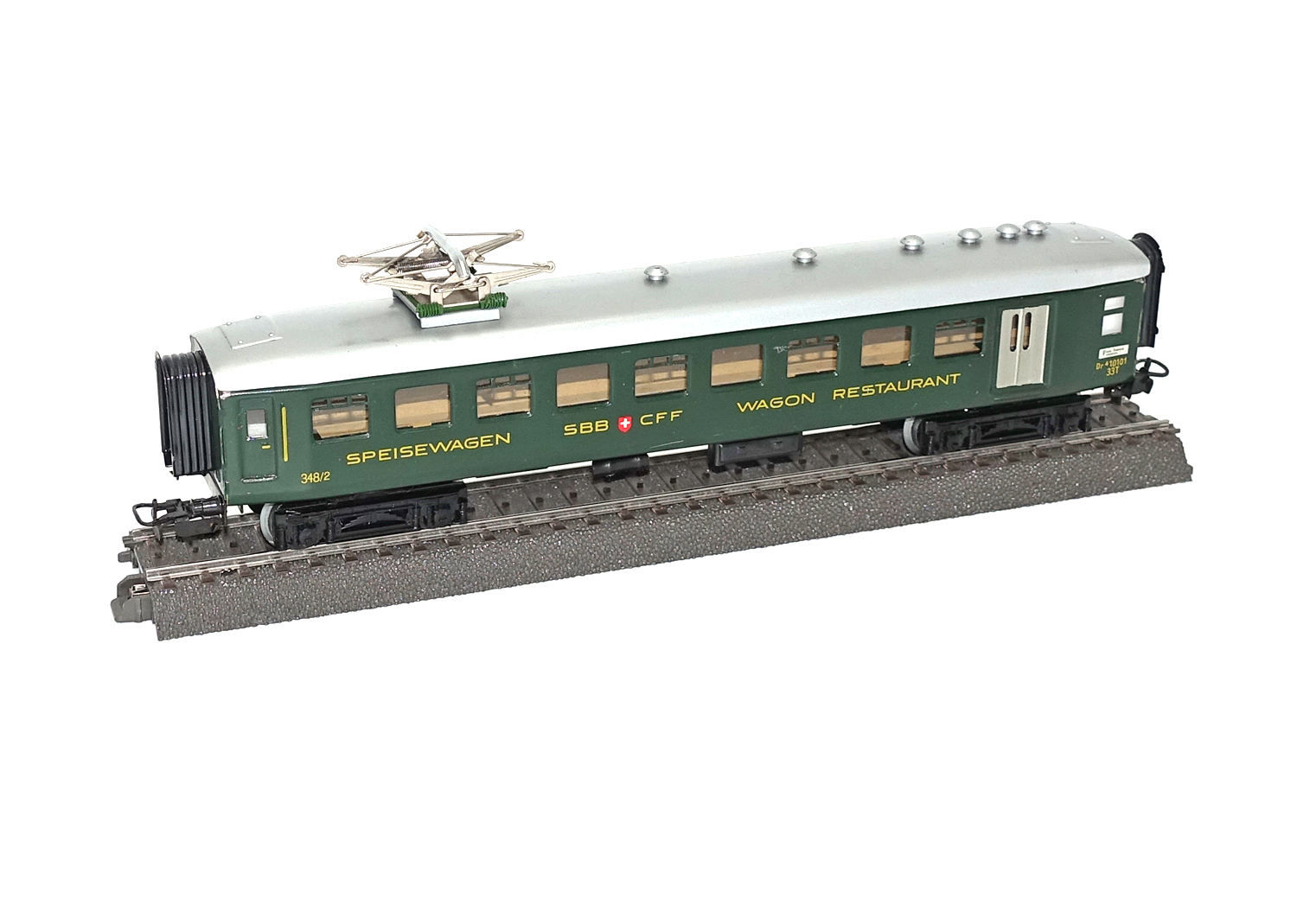 Märklin 348/2 SBB Speisewagen grün 