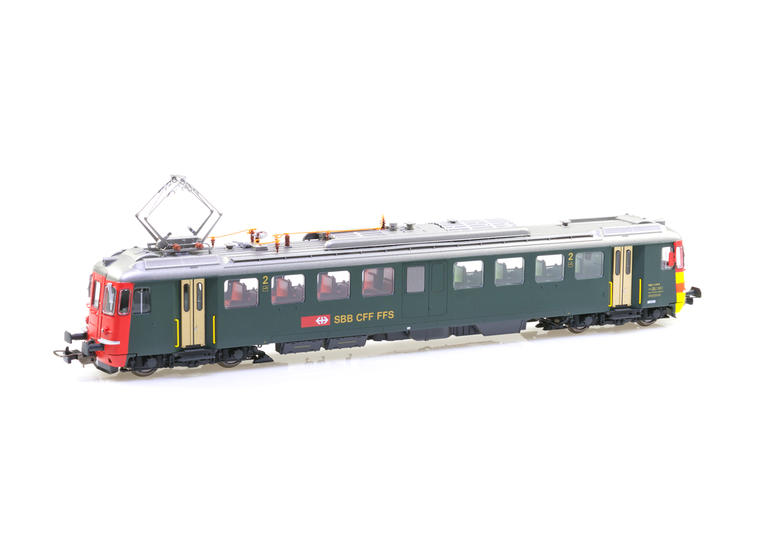 Piko 96837 SBB RBe 4/4 Seetal Triebwagen AC sound und BDt grün/rot 