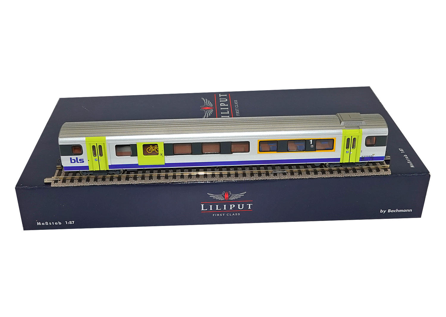 Liliput 388994 BLS Personenwagen / Gepäckwagen 1. Kl. EW III Nina AC 
