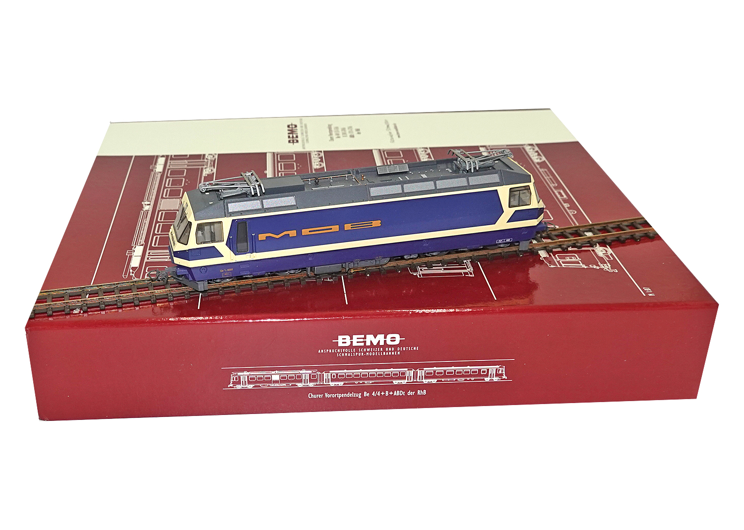 Bemo 1359301 MOB Universallok Ge 4/4 Nr. 8001 DCC 