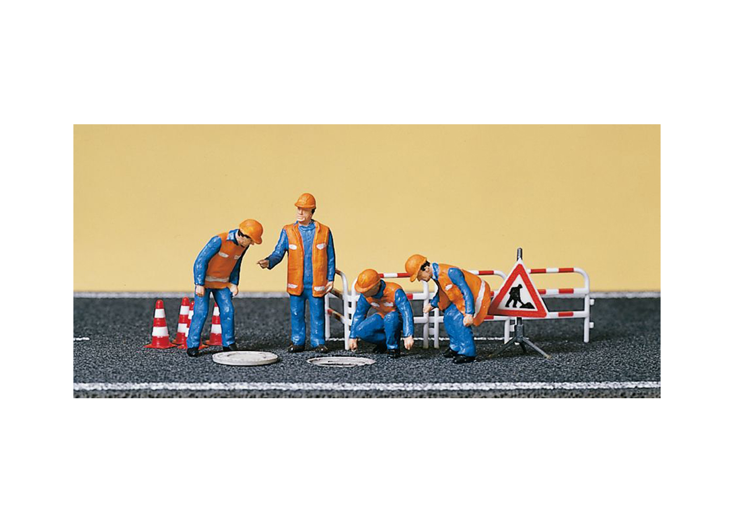 Preiser 10445 Kanalarbeiter 