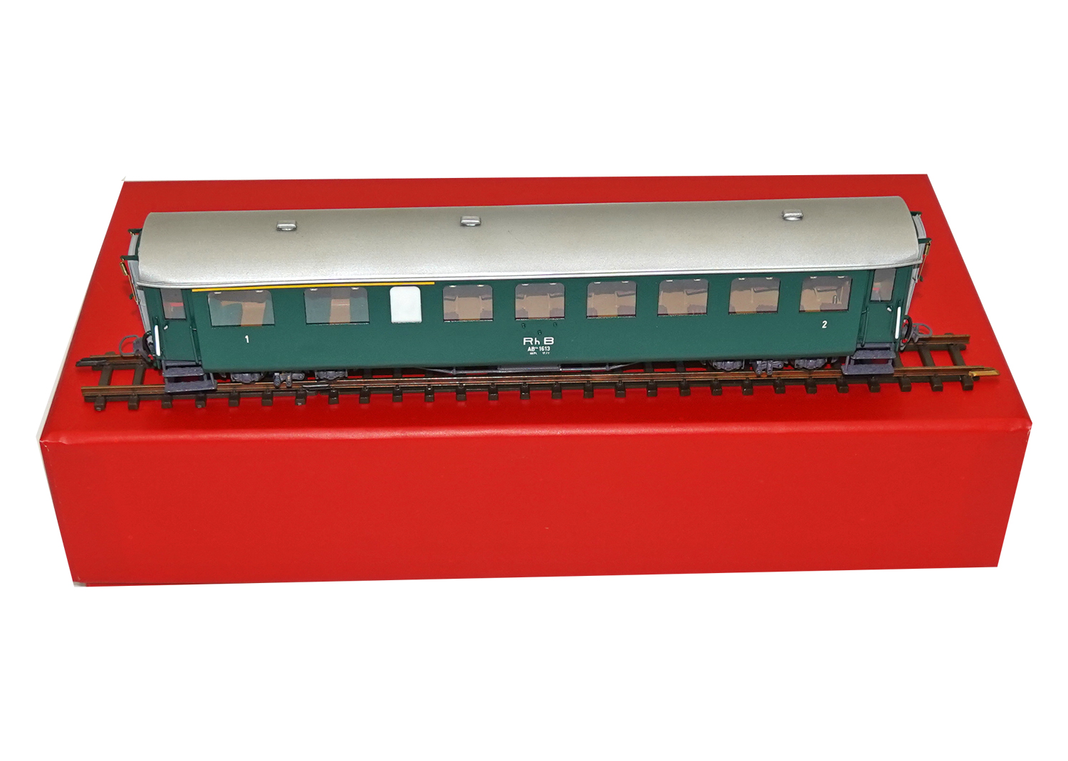 Motreno 2131 H0m RHB Personenwagen AB 1613 grün 