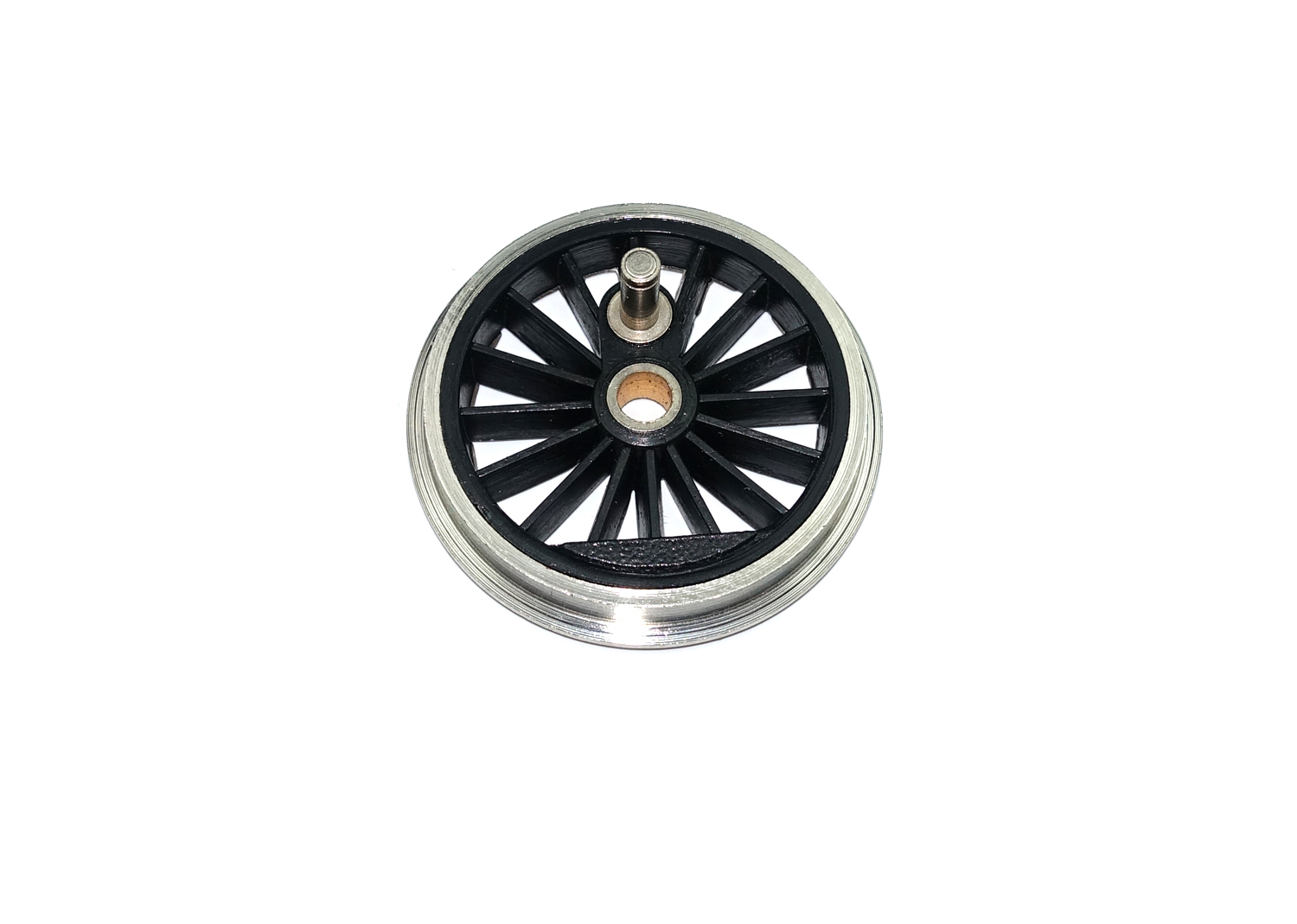 Frisa Spur 0 Triebrad mit GG mit Nute, Lauffläche ø 33mm  Frisa Spur 0 Triebrad mit GG mit Nute, Lauffläche ø 33mm