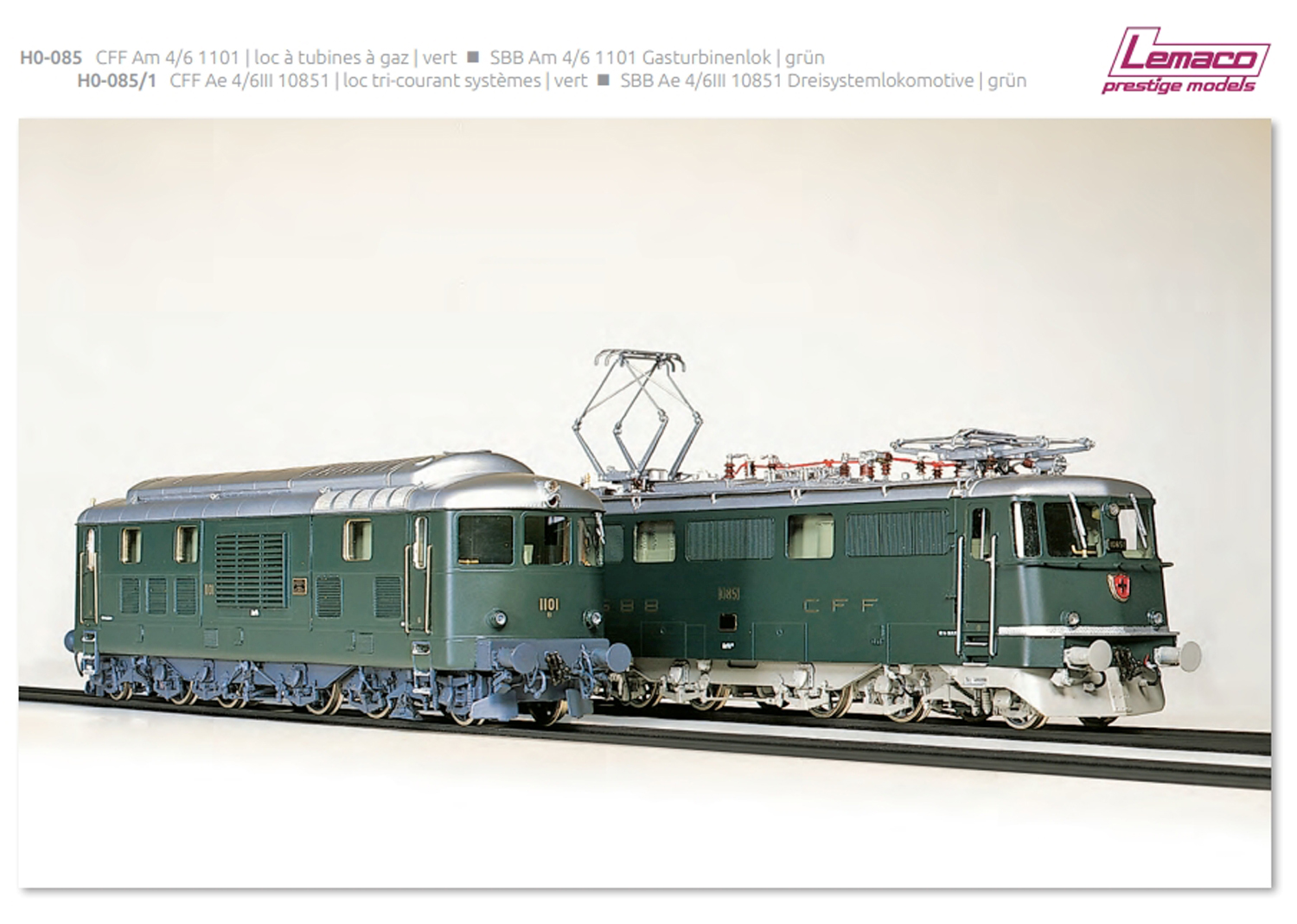 Lemaco H0-085 SBB Gasturbinenlokomotive Am 4/6 1101