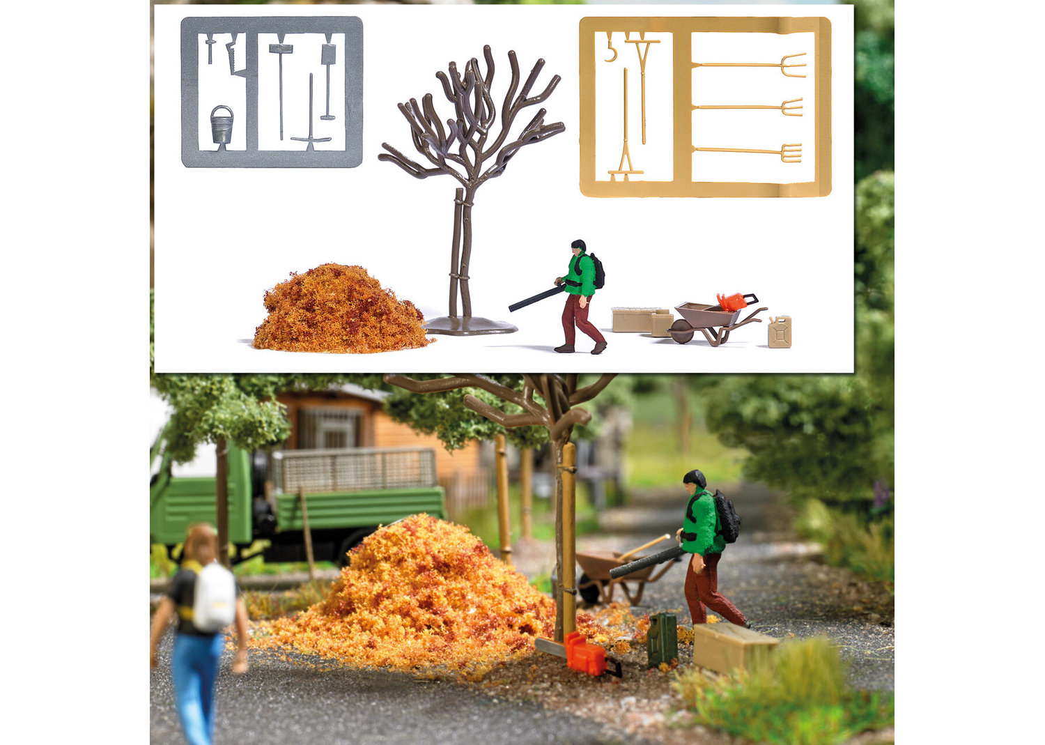 Busch 7852 H0 Laubbläser Bausatz 