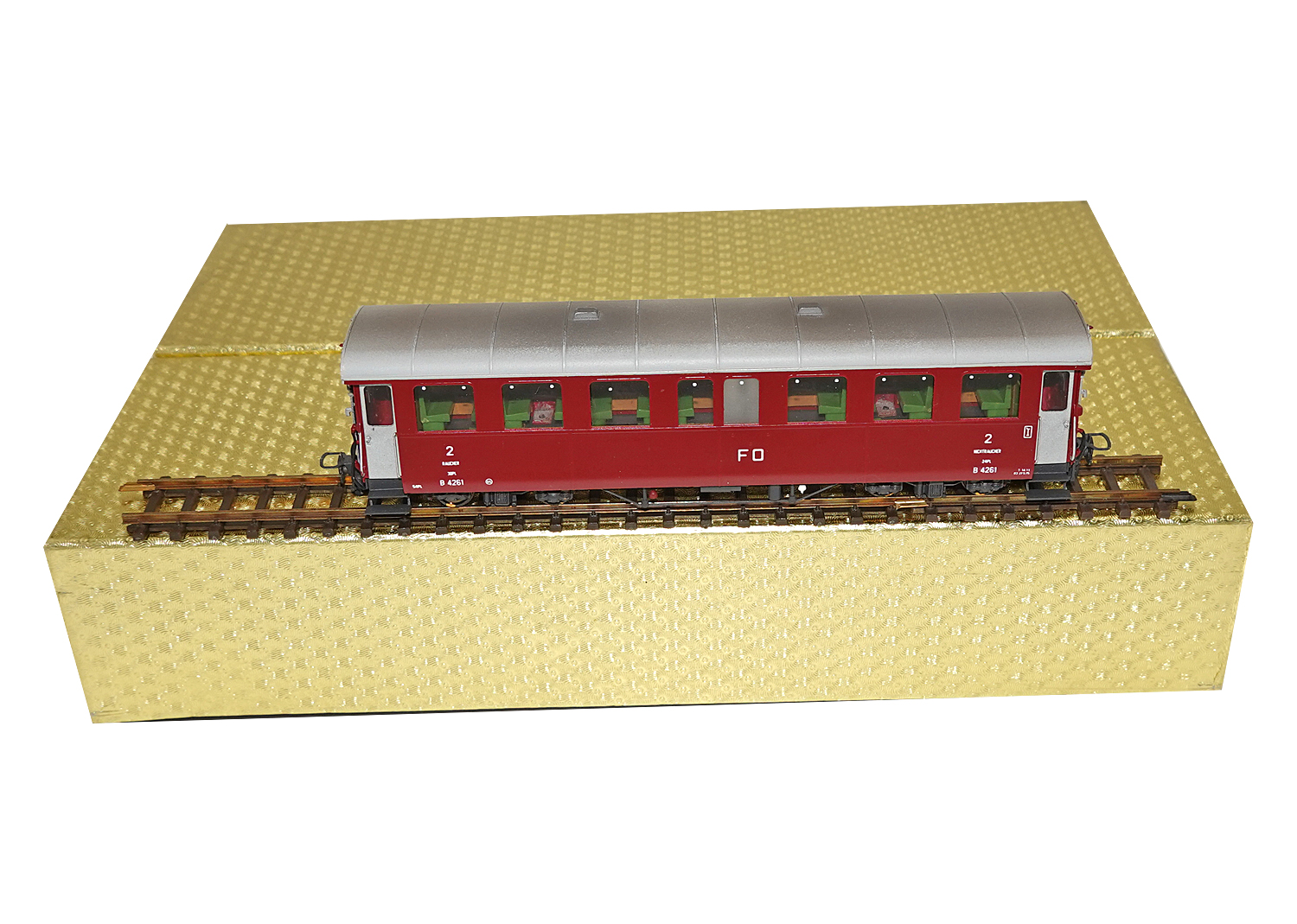 Ferro-Suisse 4261 H0m FO Personenwagen B 4261 rot 