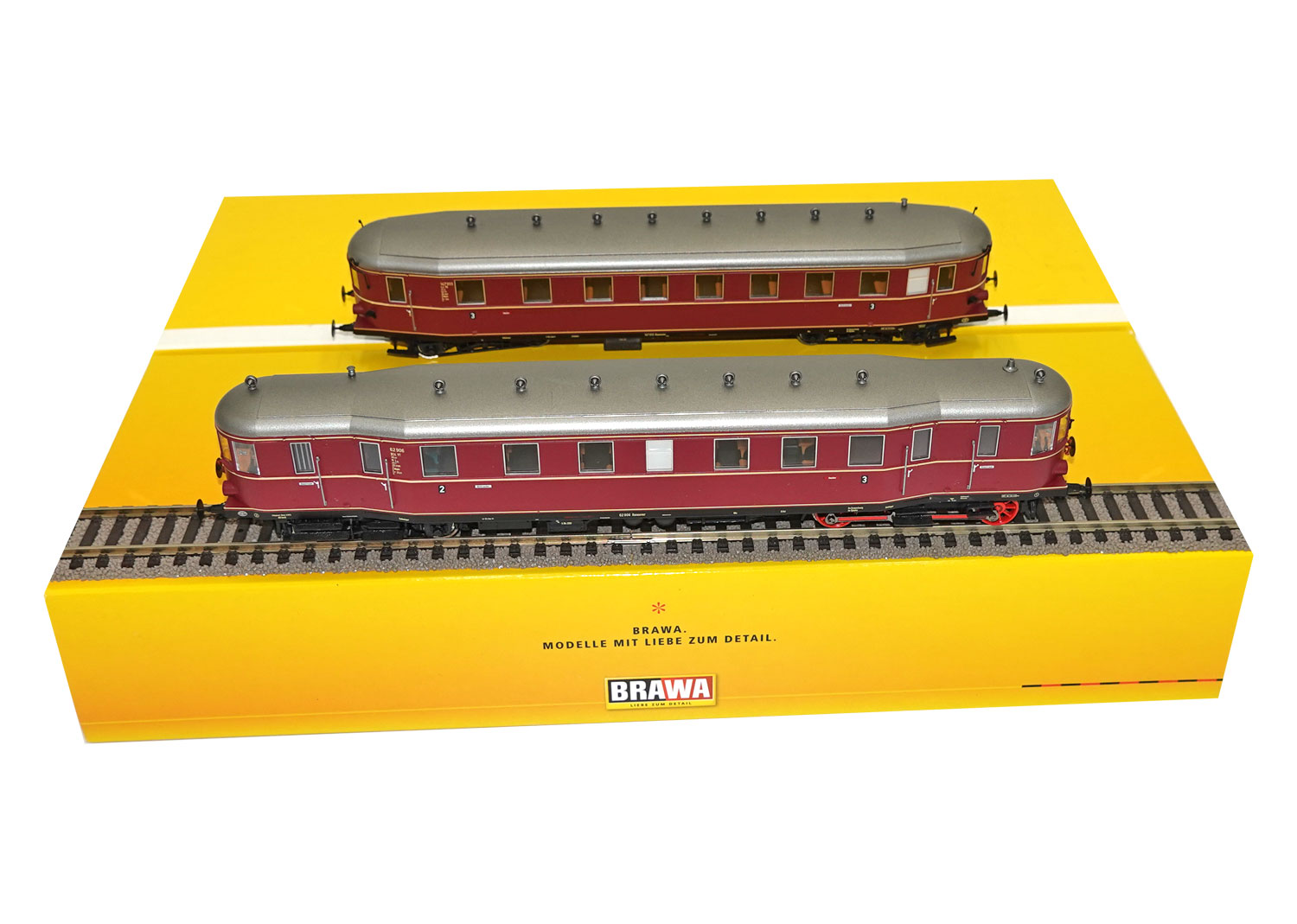 Brawa 44354 DB Dieseltriebwagen BR VT62.9 und Beiwagen BR VB147 DC 