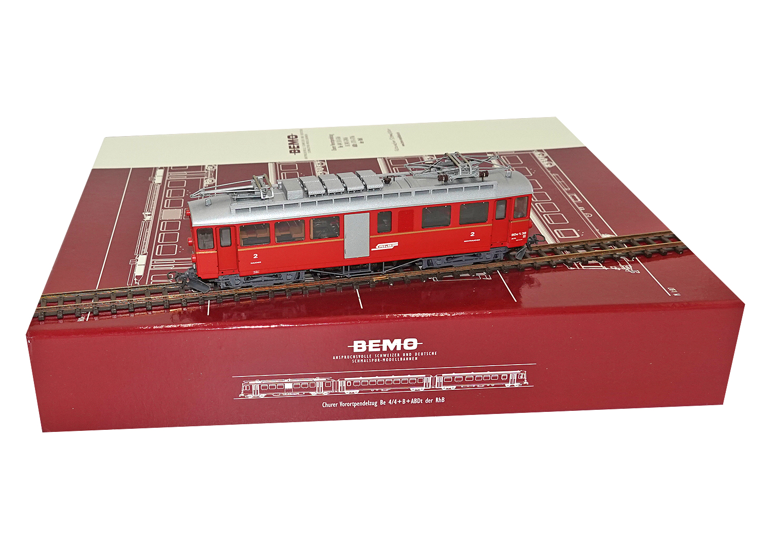 Bemo 1268148 RhB Berninatriebwagen ABDe 4/4 Nr. 38 DC 