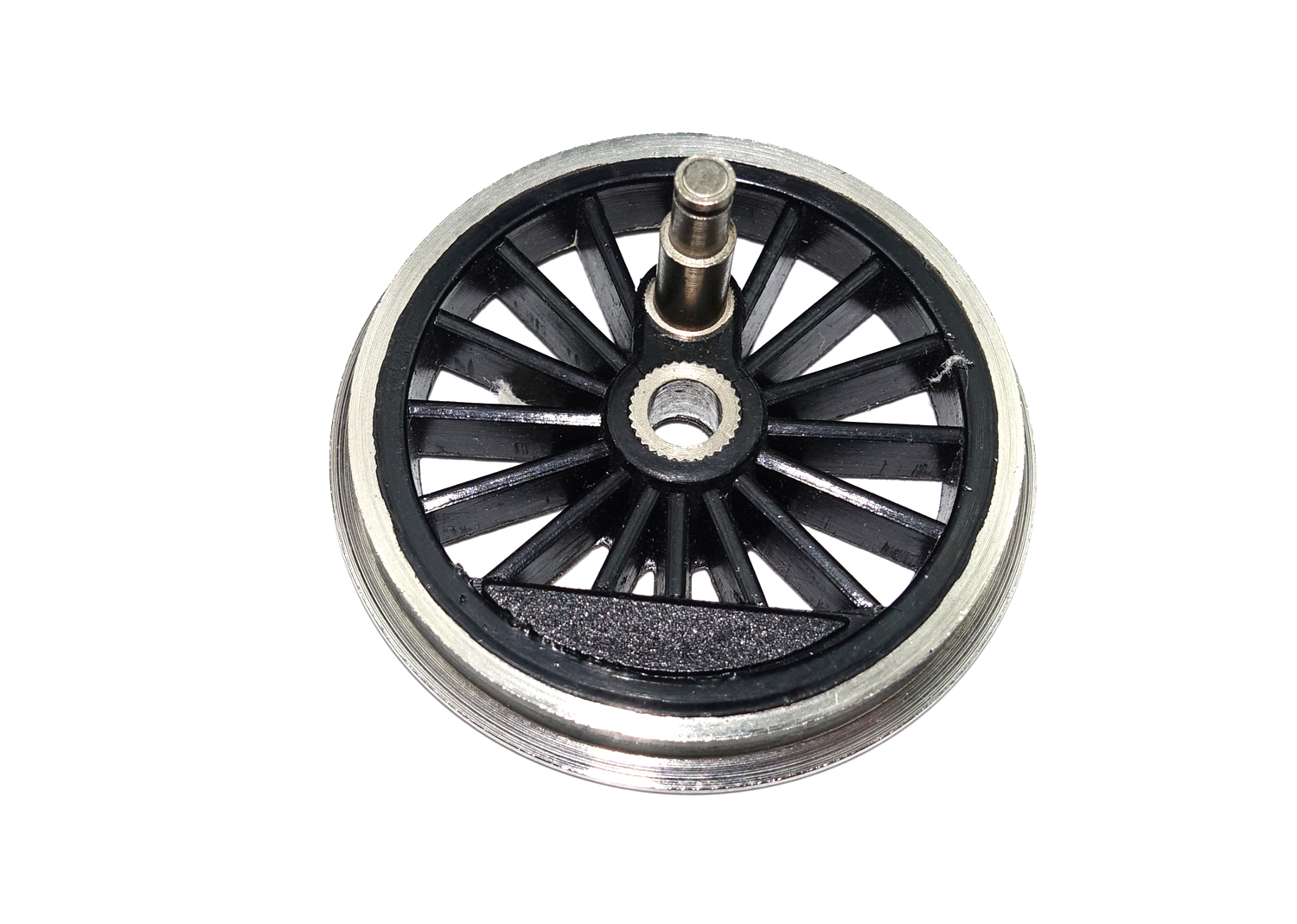 Frisa Spur 0 Triebrad mit GG mit Nute, Lauffläche ø 36mm  Frisa Spur 0 Triebrad mit GG mit Nute, Lauffläche ø 36mm