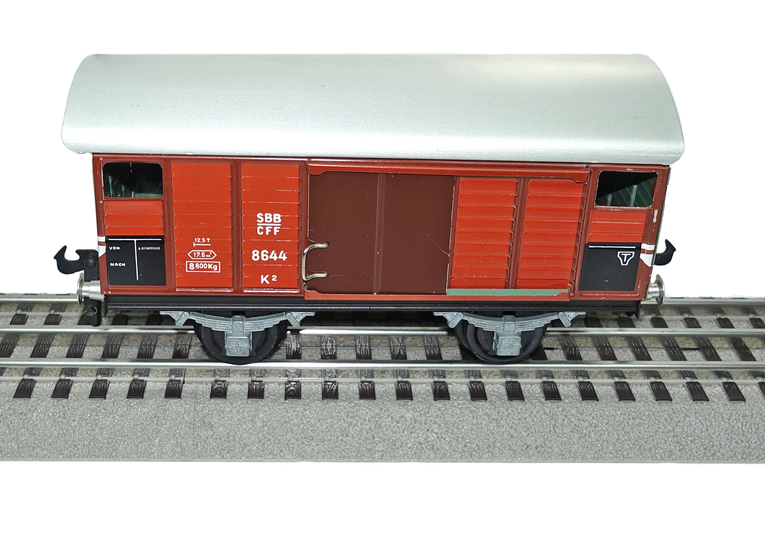 Buco 8644 Geschlossener Güterwagen mit Schiebetüren (16 cm) 