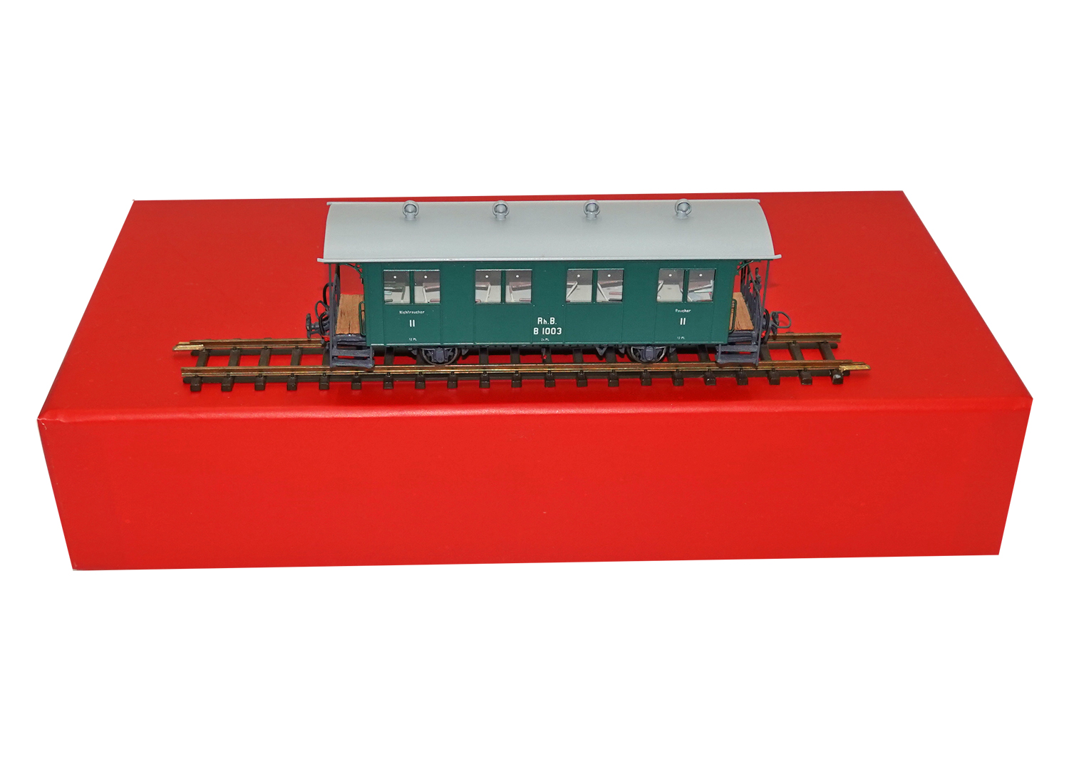 Motreno B1003 H0m RhB Personenwagen B 1003 grün  