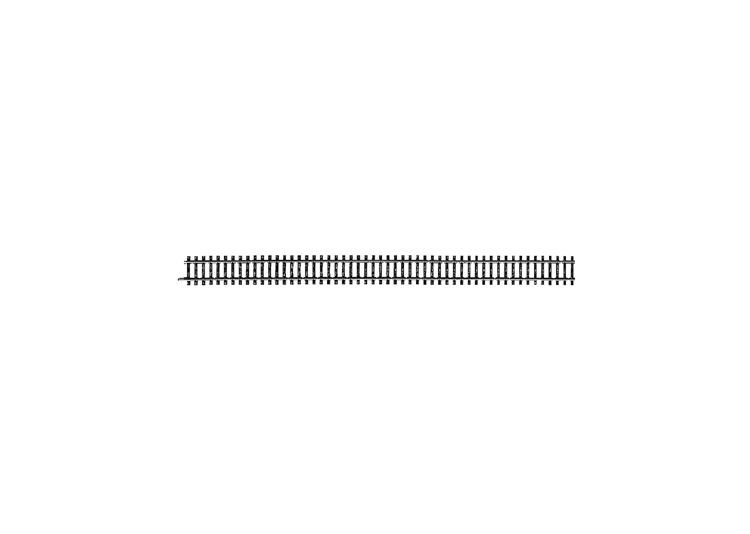 Peco SL-700FB Binario flessibile con traverse in legno codice 143 - 3
