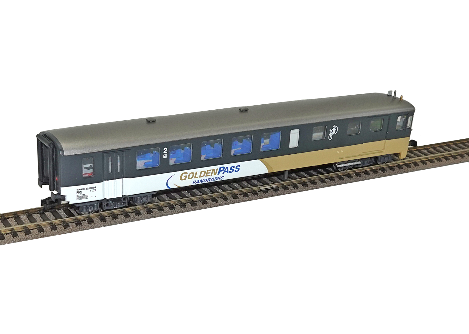 EMB H0 BLS Steuerwagen Goldenpass BDt 940 DCC
