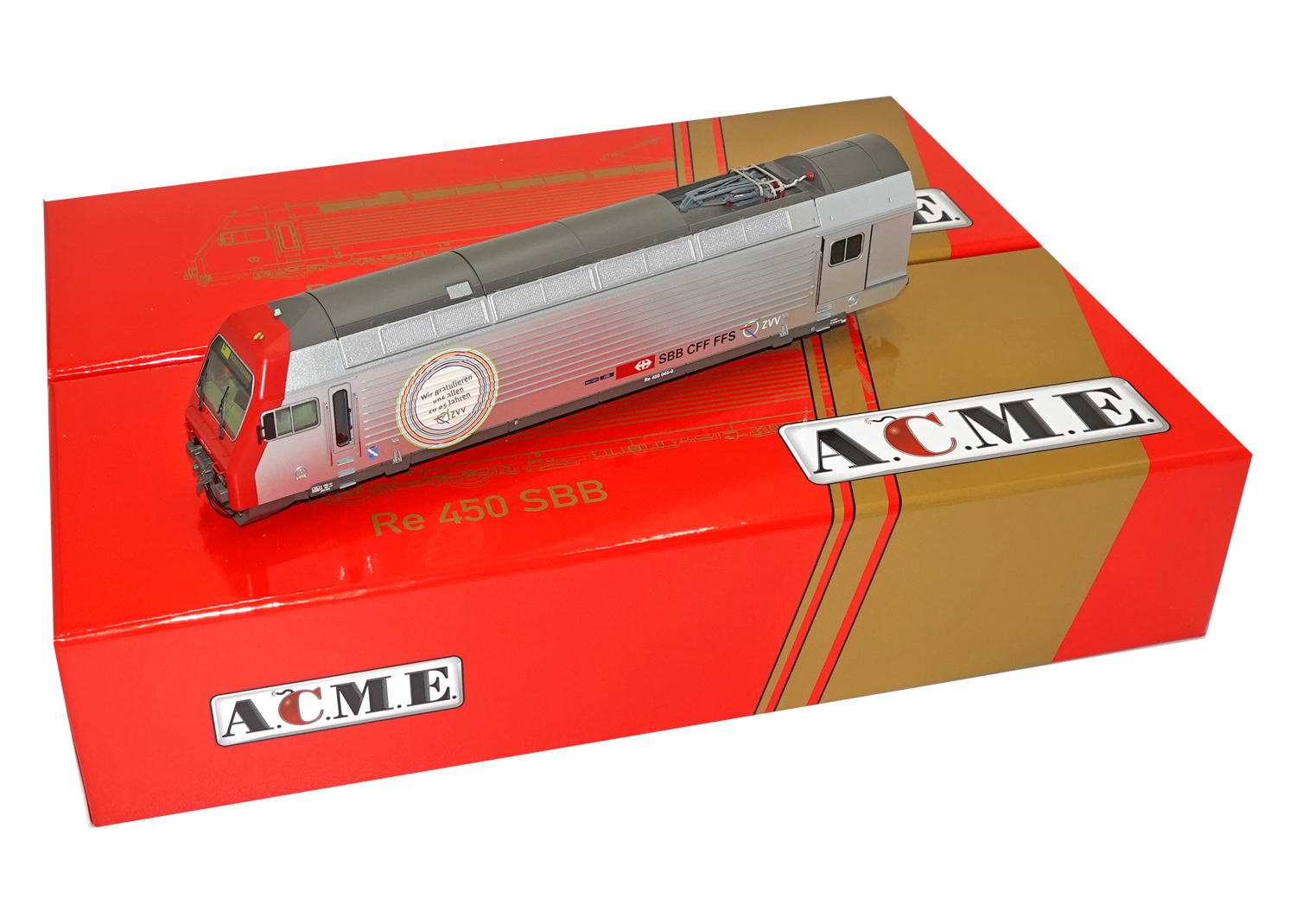 ACME 90237ACS SBB E-Lokomotive Re 450 25 Jahre ZVV ACS 