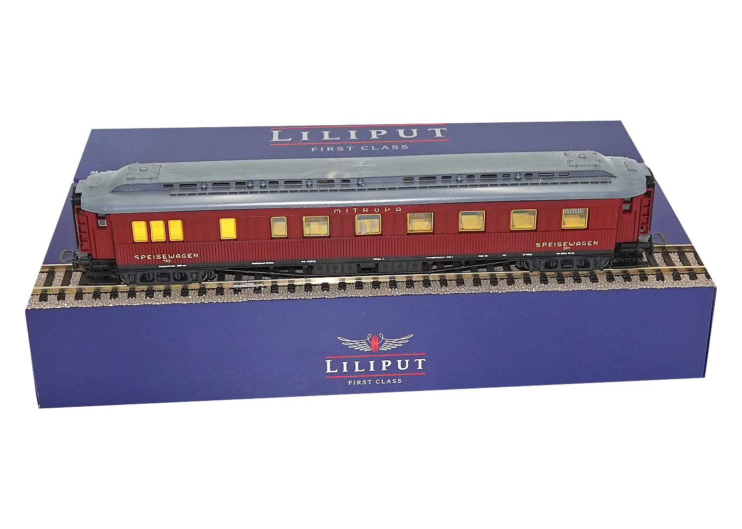 Liliput 26200 Mitropa Speisewagen 262 dunkelrot 