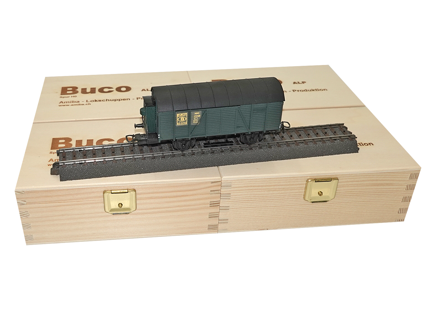 Buco H0 Güterwagen B mit Bremserhaus AC