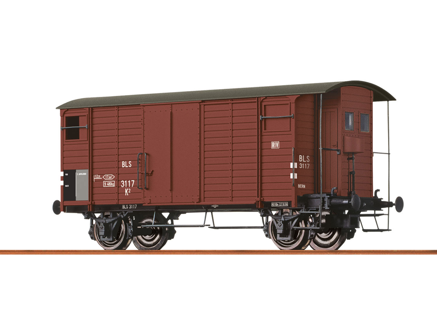 Brawa 47855 Güterwagen K2 BLS, III 