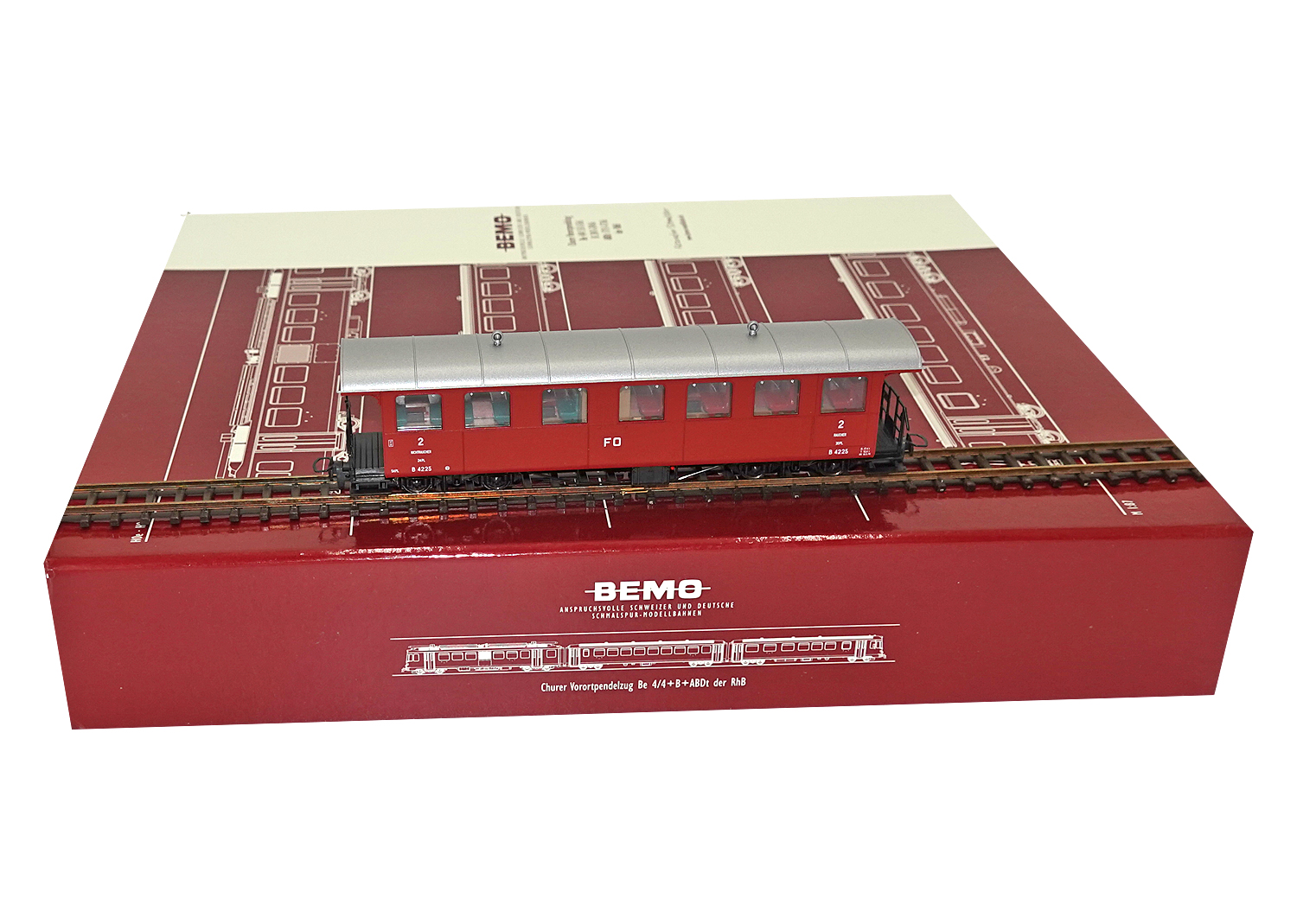 Bemo 3246215 FO Personenwagen mit Plattform A 4225 