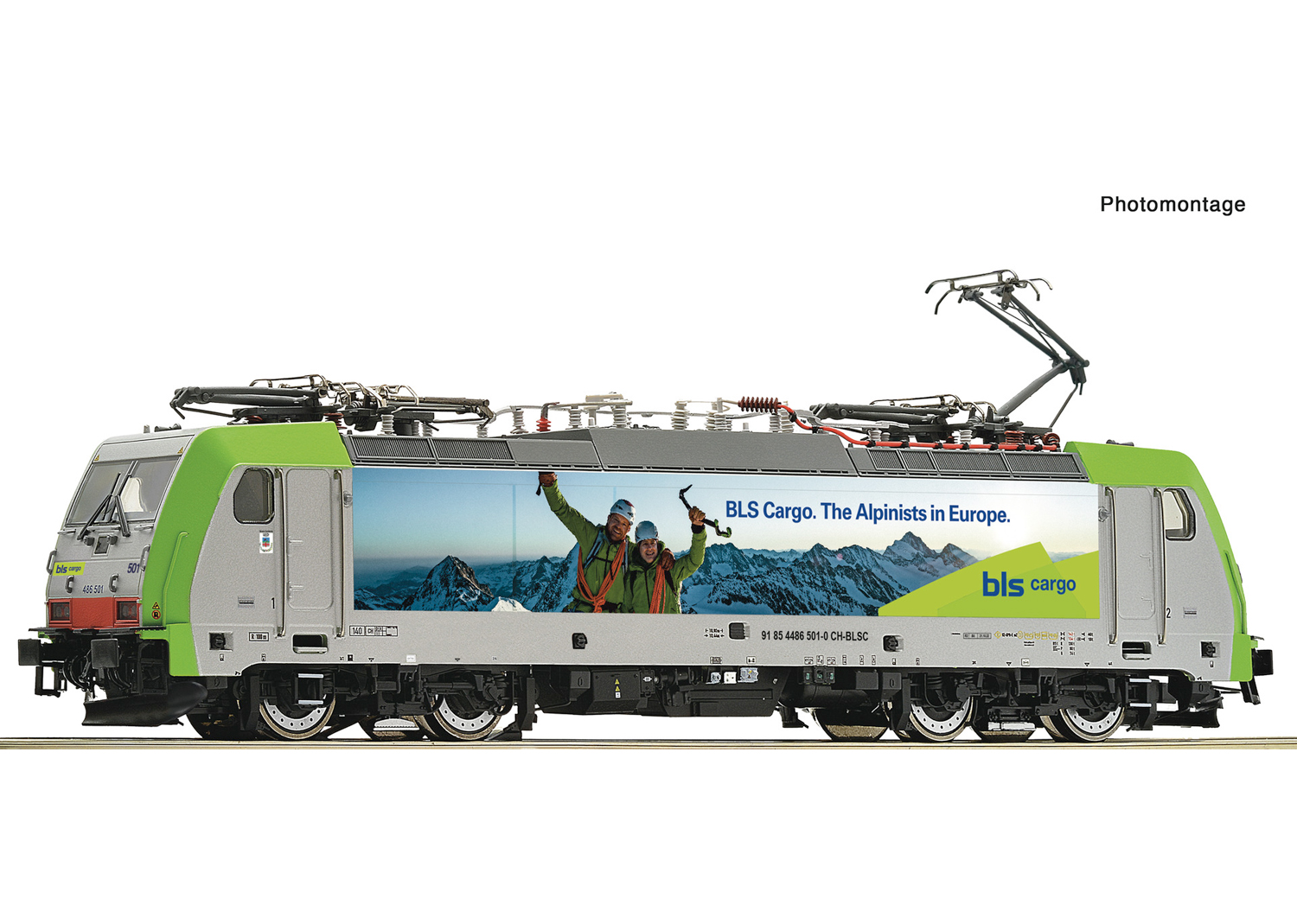 Roco 7500101 BLS E-Lokomotive Re 486 501-0 Cargo DC  Roco 7500101 BLS E-Lokomotive Re 486 501-0 Cargo DC