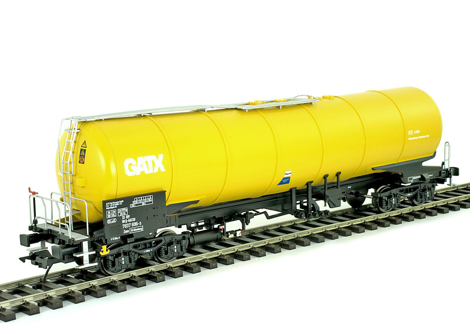 Lenz 42323-07 GATX Kesselwagen Zans gelb  Lenz 42323-07 GATX Kesselwagen Zans gelb