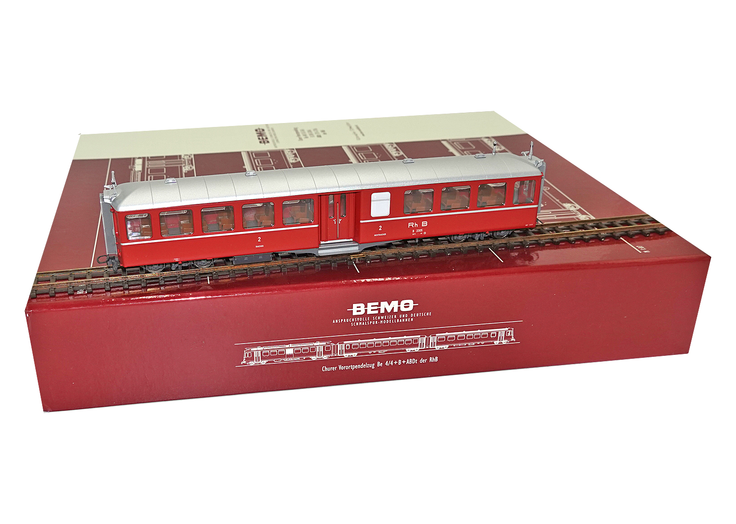 Bemo 3245105 RhB Mitteleinstiegswagen B 2305 