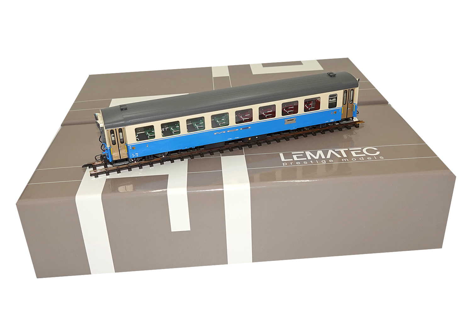 Lematec H0m 202-7C MOB Personenwagen B 213 DC