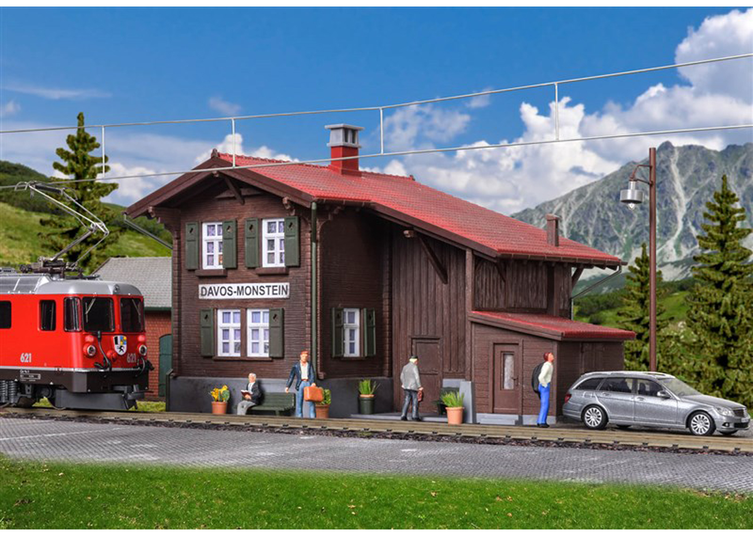 Kibri 39493 Bahnhof Davos-Monstein (CH) 