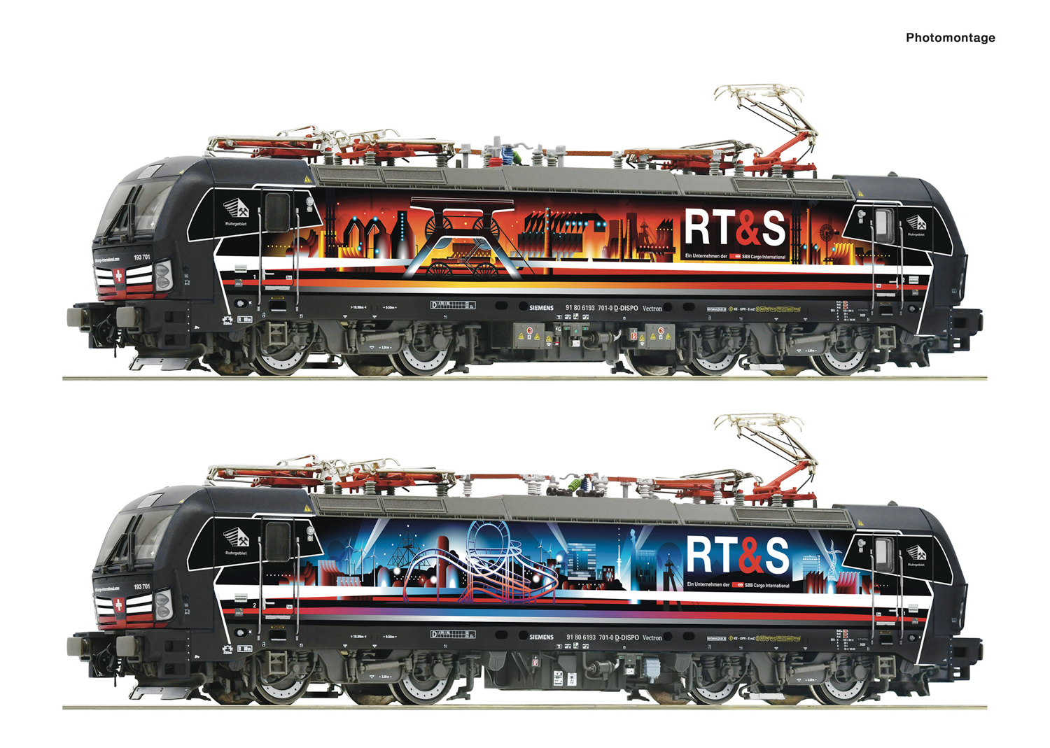 Roco 70683 SBB E-Lokomotive Cargo International RT&S DC 