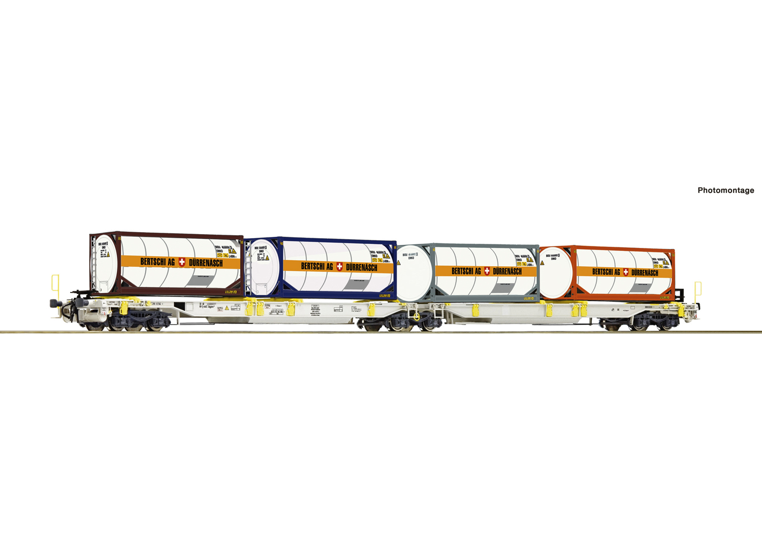 Roco 76438 AAE Doppeltwagen T2000+Bertschi  