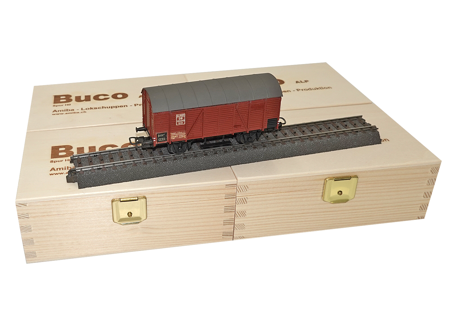 Buco H0 10420 EUROP DB ged. Güterwagen AC