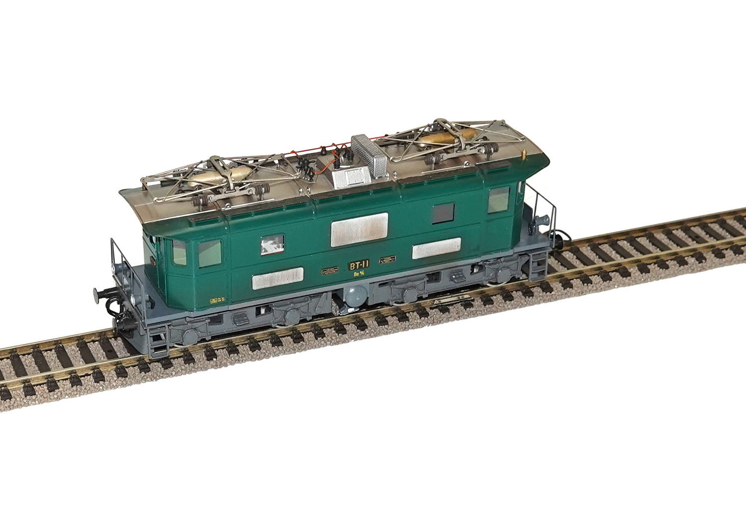 EMB 111.1 BT E-Lokomotive Be 4/4 moosgrün Nr. 11 DC