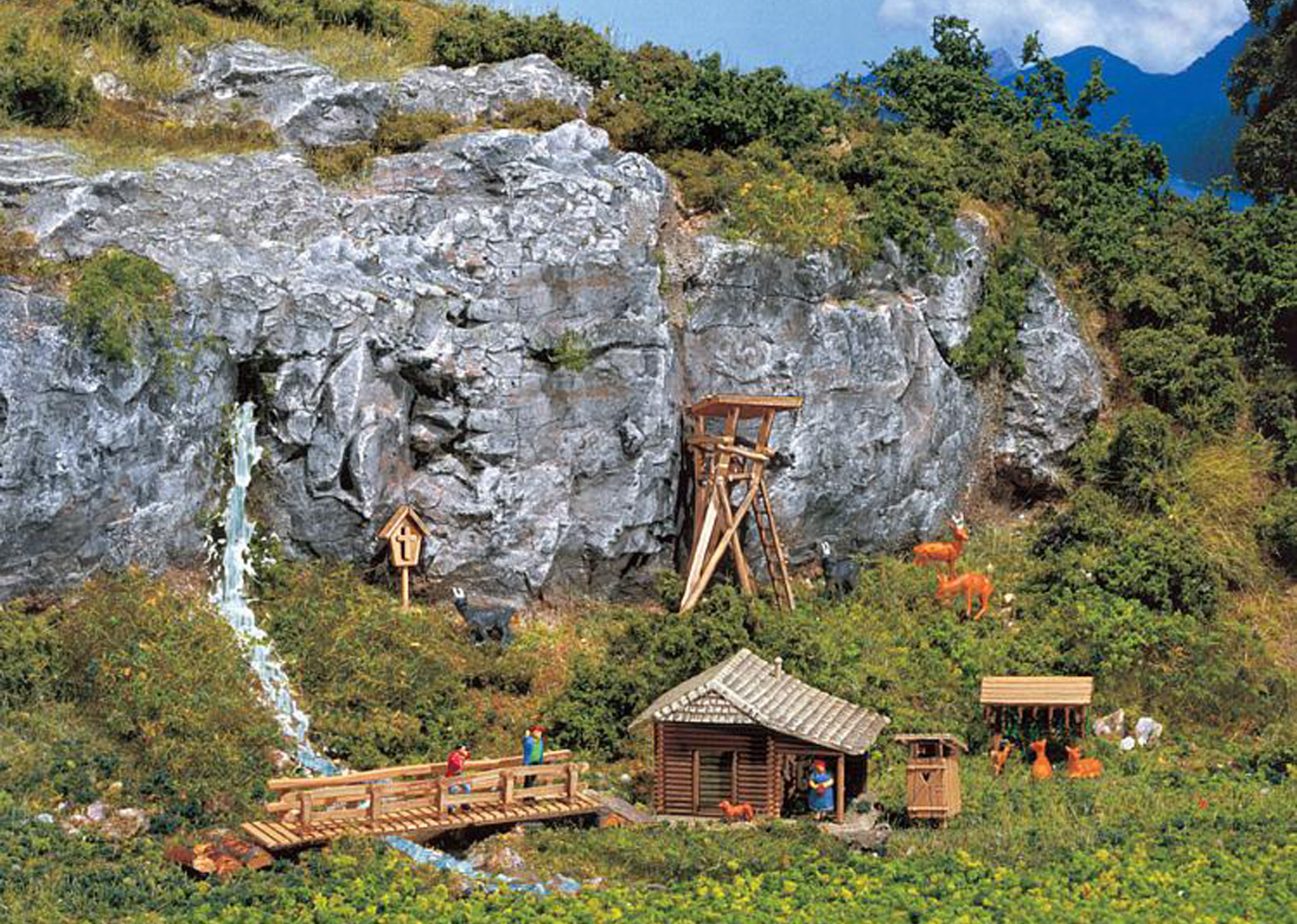 Faller 272532 Jagdhütte mit Hochsitz 