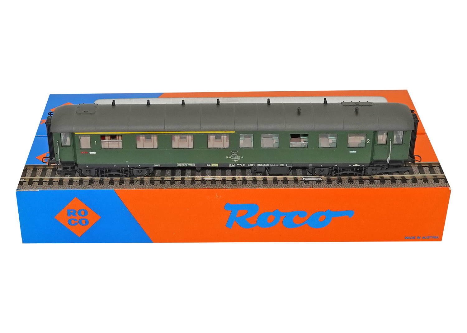 Roco 44233A H0 DB Personenwagen 1/2 Kl. DC 