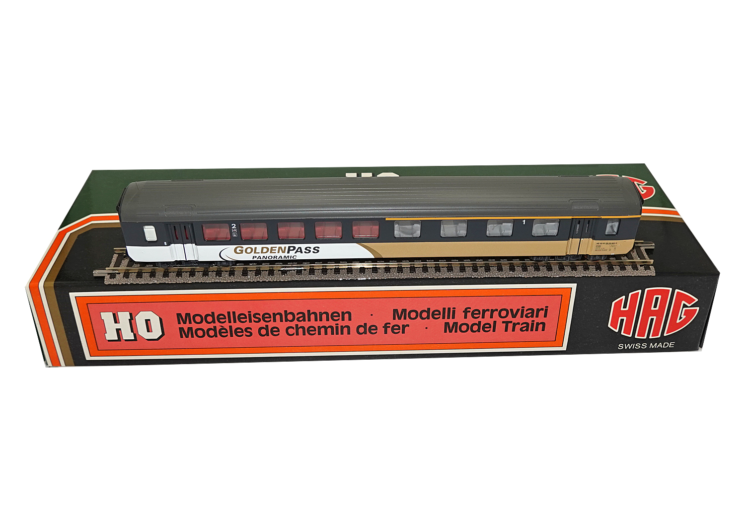 Hag 745 BLS Personenwagen Goldenpass 1/2. Kl DC 