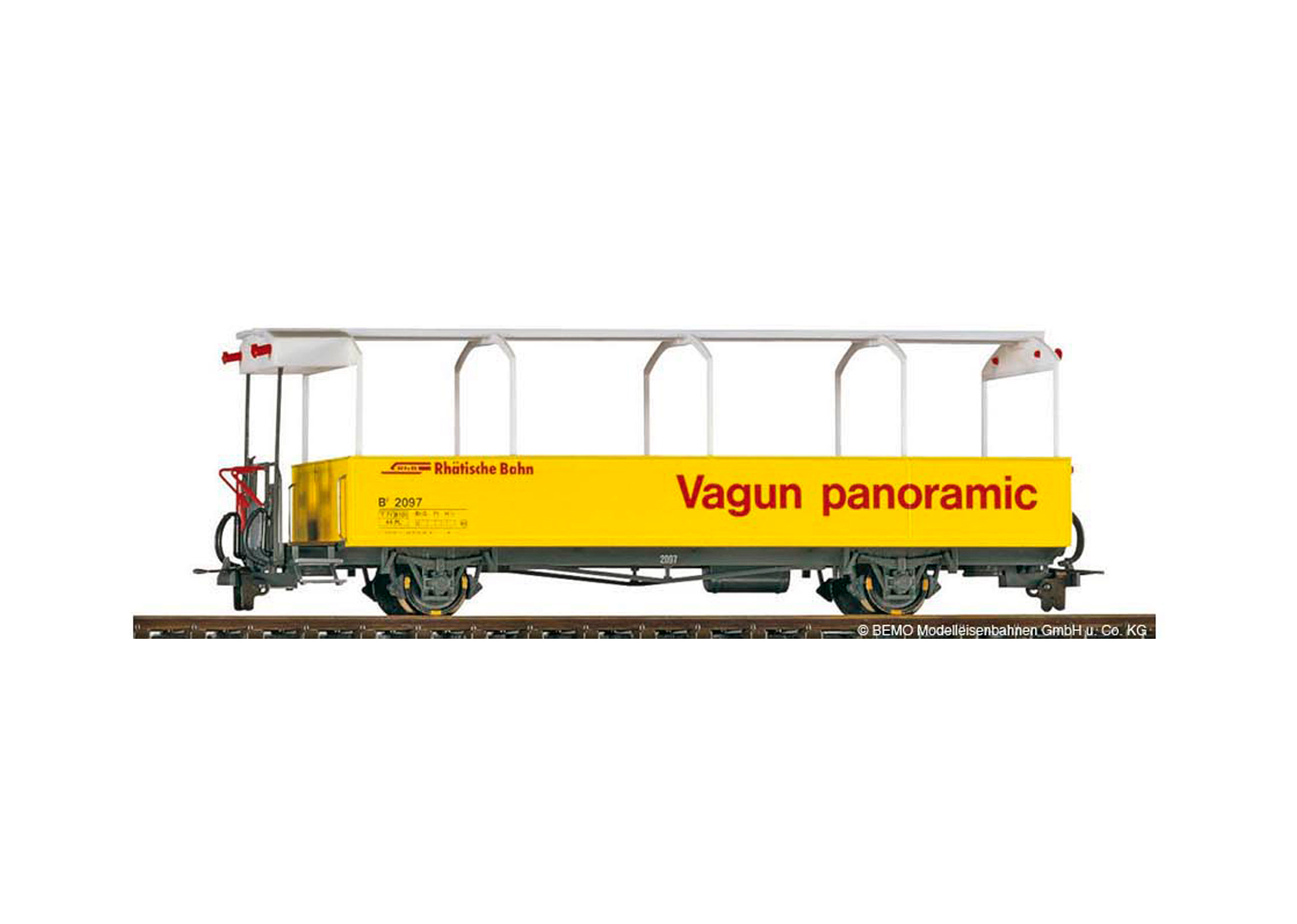 Bemo 3280113 RhB B 2098 offener Aussichtswagen 