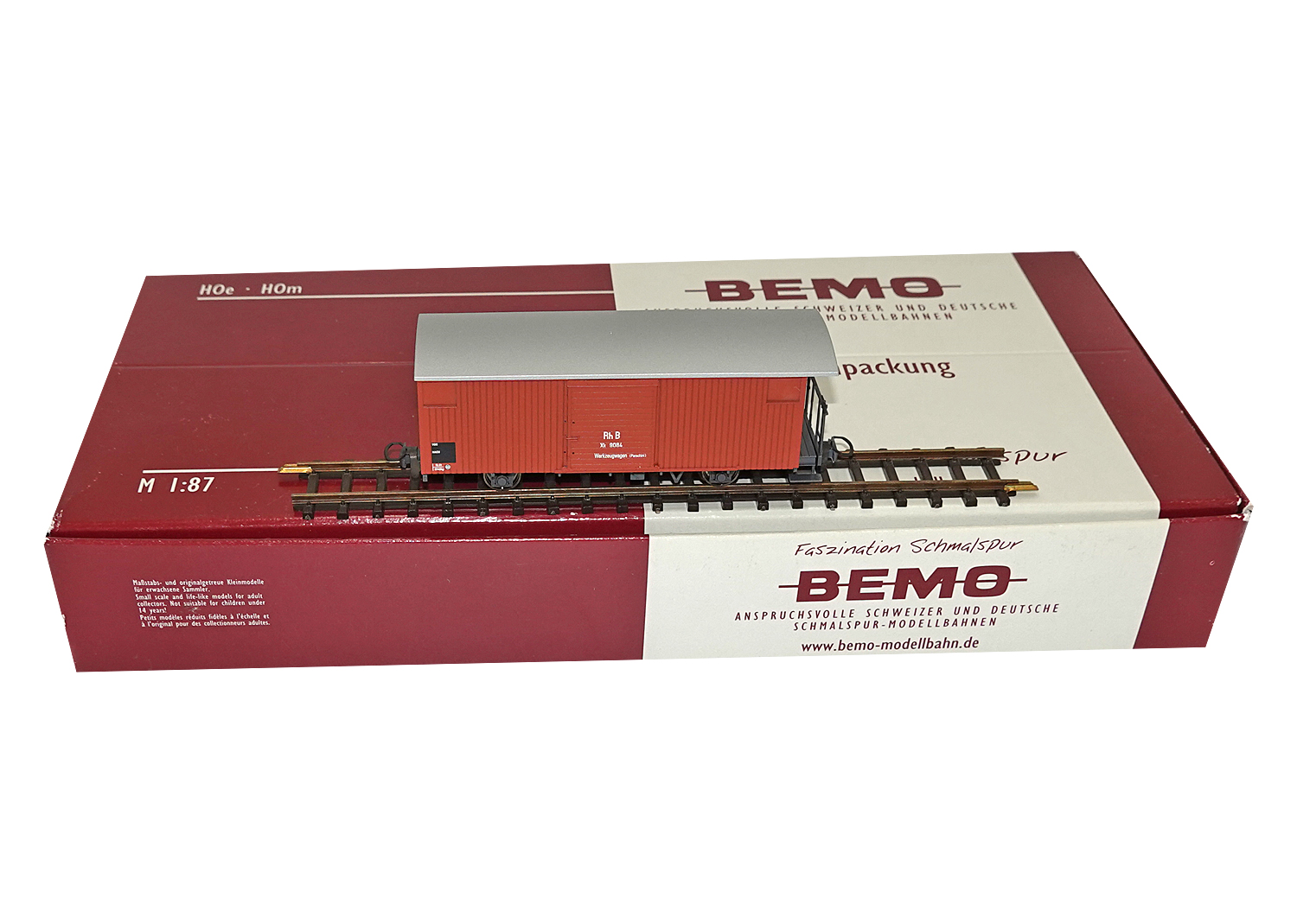 Bemo 2293194 RhB Bahndienstwagen Xk 9084 Jahreswagen 2006 
