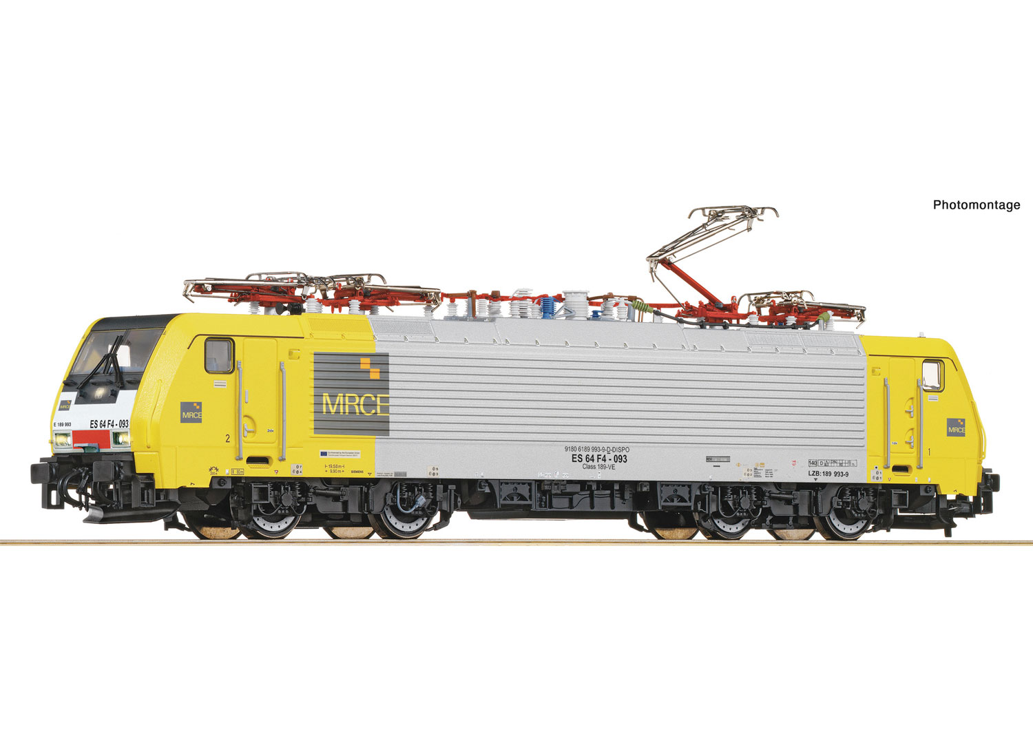 Roco 7520019 MRCE/SBB E-Lokomotive 189 993-9 CI AC 