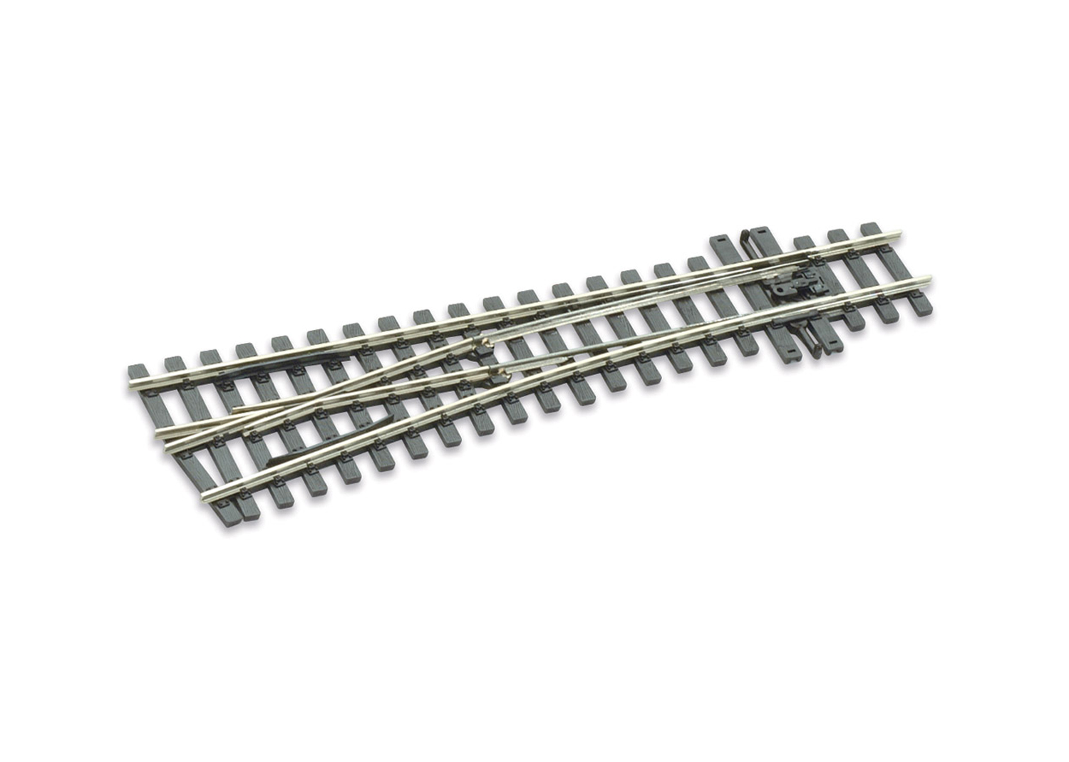 Peco SL-E1496 H0m Code75 10° Weiche links, R 508 mm  Peco SL-E1496 H0m Code75 10° Weiche links, R 508 mm