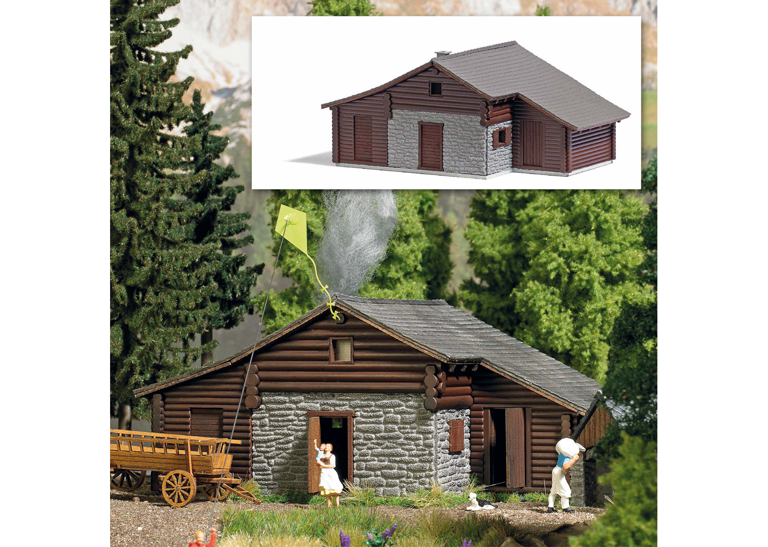 Busch 1444 Almhütte 