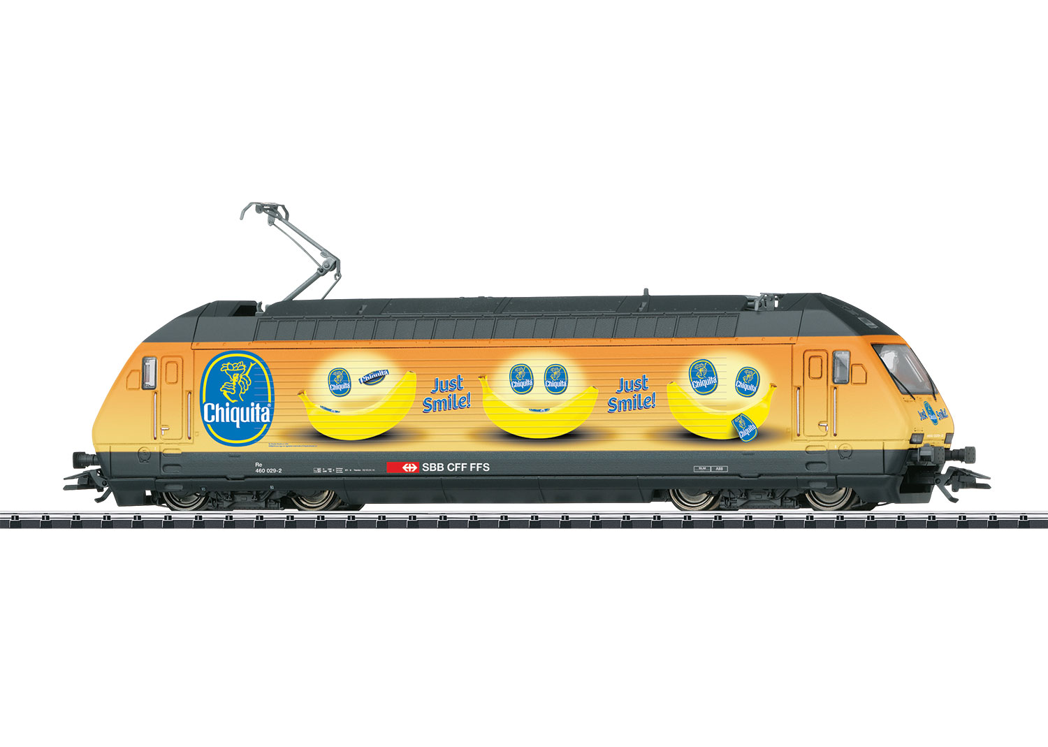 Trix 22943 SBB E-Lokomotive Chiquita-Bananen Re 460 