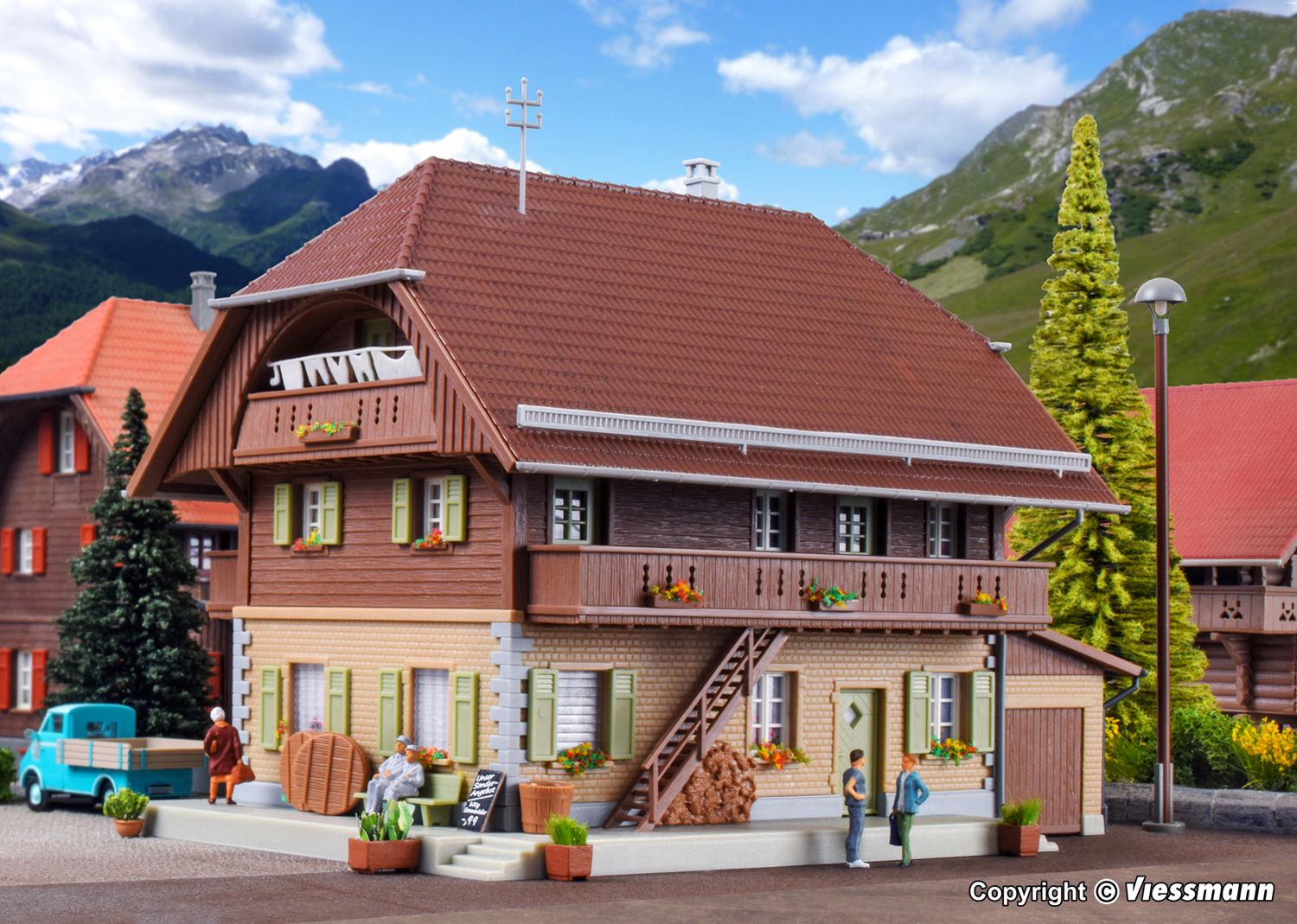 Kibri 38024 H0 Käserei Thal in Heimisbach inkl. Hausbeleuchtungs-Startset  Kibri 38024 H0 Käserei Thal in Heimisbach inkl. Hausbeleuchtungs-Startset