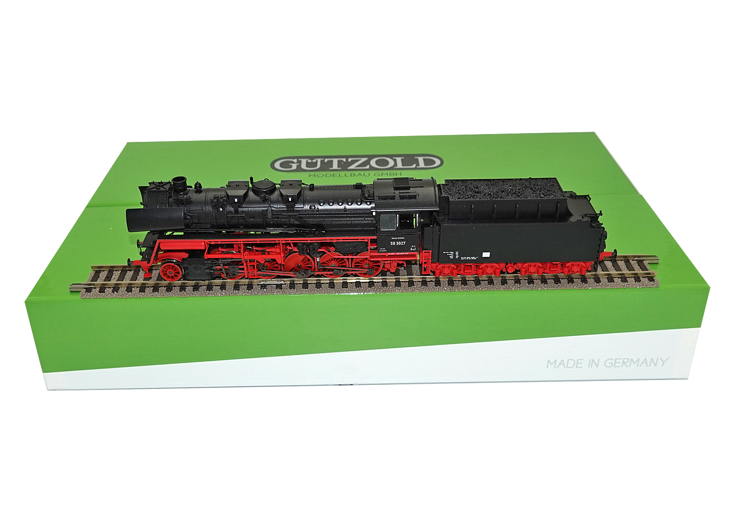 Gützold 58040 DR Dampflokomotive BR 58 3027 Reko DC 