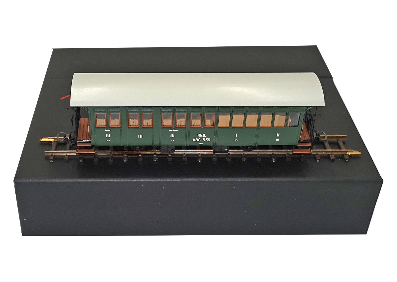 Modellbau-Atelier ABC555 H0m RhB ABC 555 Personenwagen 2Achser 