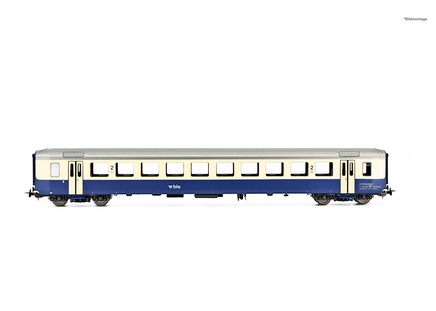 Piko 96793 BLS 3 EWI 1xA, 2xB, AS-Türen, Omegalogo DC 